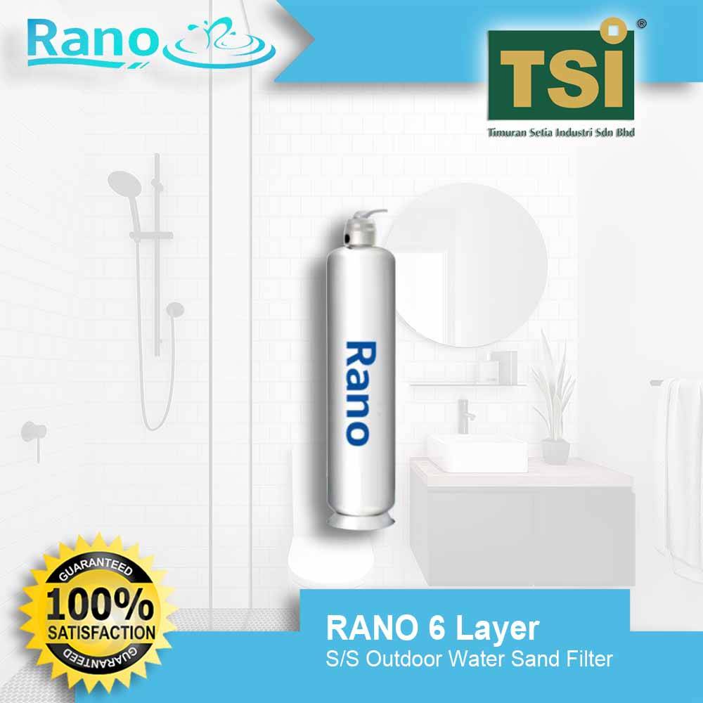 RANO Stainless Steel Outdoor Water Sand Filter 6 Layer